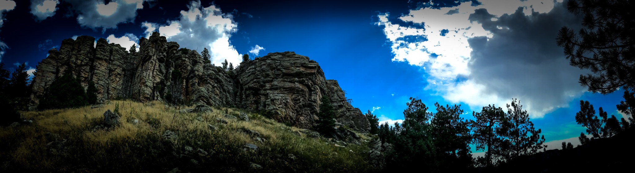 a hike with a trail i took with a homie 